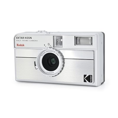 KODAK EKTAR H35N Yarım Çerçeve Film Kamera, 35 mm, Yeniden Kullanılabilir, Odaksız, Ampul Fonksiyonu, Dahili Yıldız Filtresi, Kaplamalı Geliştirilmiş Lens (Film ve AAA Pil Dah - Seçenekler: Paket, Tek