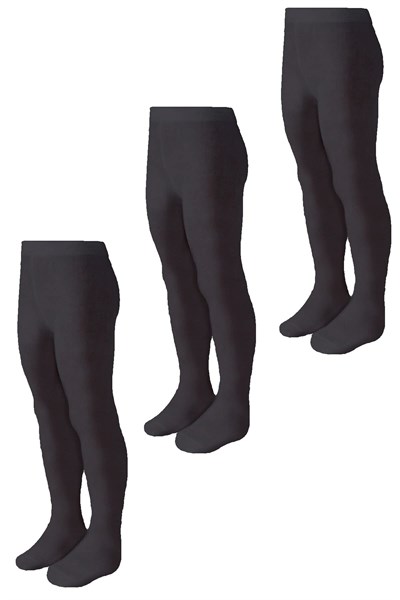 Koku Yapmayan Külotlu Kız Çocuk Gümüş Çorap 3lü Paket -1