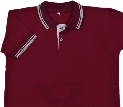 Kolej Polo Yaka Tişört Bordo Ytg BGL-OGRTP-4