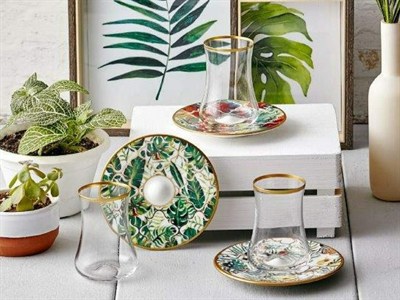 Koleksiyon Dervish Çay Seti 6lı Amazon Tropic