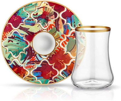 Koleksiyon Dervish Çay Seti 6lı Amazon Tropic