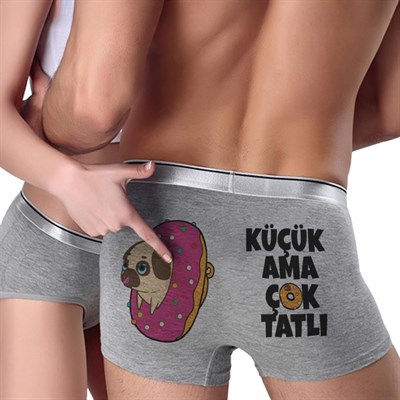 Komik Boxer Küçük Ama Çok Tatlı Komik Baksır - Erkek Sevgiliye Hediye Baksır