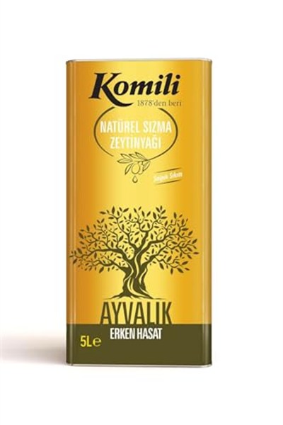KOMİLİ AYVALIK ERKEN HASAT ZEYTİNYAĞI – 5 LT