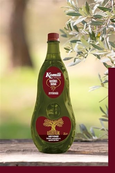 Komili Sızma Zeytinyağı, Natürel Sızma Zeytinyağı 2 Lt Pet Şişe
