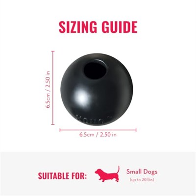 Kong 6.5 cm S Extreme Top Köpek Oyuncağı