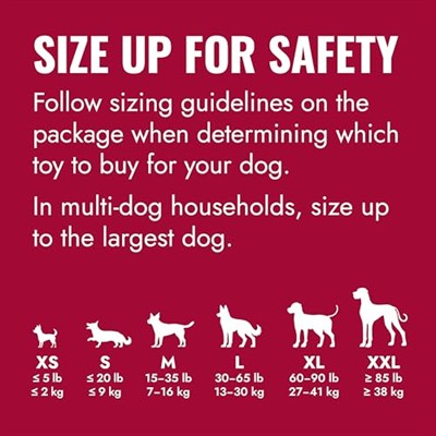 KONG - Klasik Köpek Oyuncağı - Dayanıklı Doğal Kauçuk - Çiğnemek, Kovalamak ve Getirmek İçin Eğlenceli - Ekstra Büyük Köpekler için