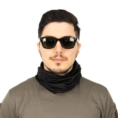 KORDAK Siyah Askeri Bandana Buff