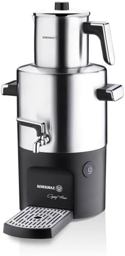 KORKMAZ A844 Çayşef Home Semaver Inox/Satin