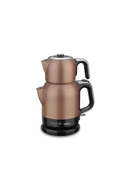 Korkmaz Çaytema Rosagold/Krom Elektrikli Çaydanlık