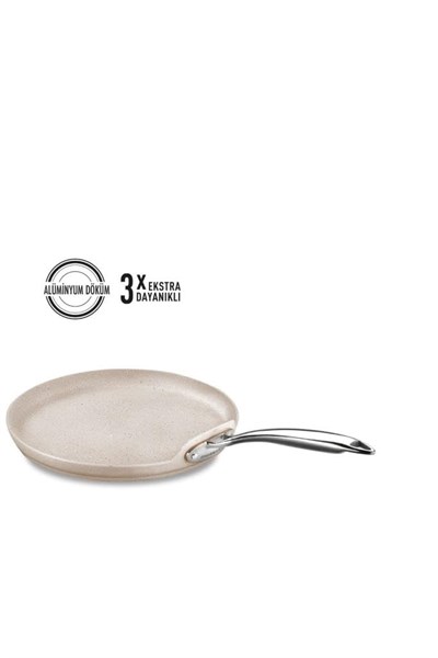 Korkmaz Granita 26 cm Krep Tava - Seçenekler: 24x6.5 cm, 26 cm, 28x5.5 cm, 26x5 cm, 30x6 cm