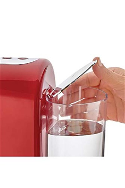 Korkmaz Kahvekolik Aqua Kırmızı/Krom Otomatik Kahve Makinesi