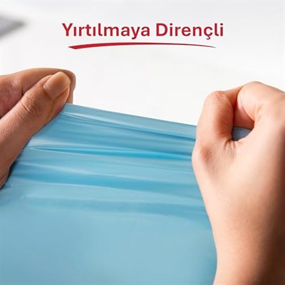 Koroplast Büyük Boy Çöp Poşeti 10lu 65x80 cm, Sızdırmaz ve Yırtılmaz, Ekonomik Büyük Boy Çöp Torbası, Geri Dönüştürülebilir Atık Torbası, Doğa Dostu, Sürdürülebilir, Güçlü ve Dayanıklı Çöp Poşeti