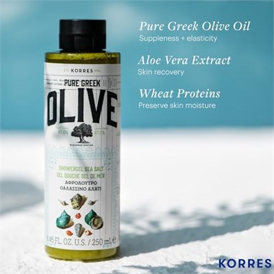 korres Olive & Sea Salt Duş Jeli, 5002638594
