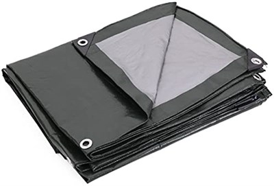 Kotap 12 x 16 Ft. Ağır Hizmet Koruması/Kapsayıcı Tarp, 8 mil, Tersinir, Çok Kullanılabilir, Su Geçirmez, Yeşil-Gümüş, 1li Paket (TGS- - Seçenekler: Size: 8 X 20, Size: 10 X 10, Size: 10 X 20...
