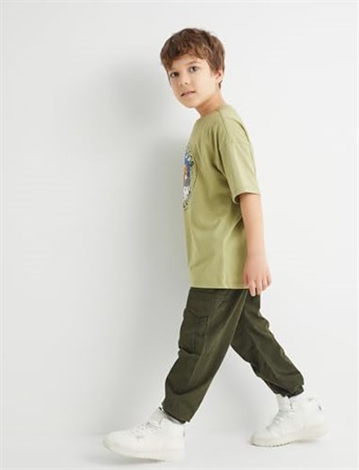 Koton Basic Jogger Pantolon Beli Bağlamalı Pamuklu