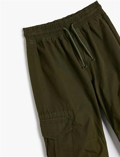 Koton Basic Jogger Pantolon Beli Bağlamalı Pamuklu