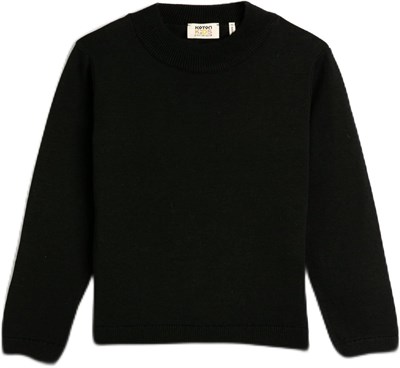 Koton Sweater Knit Basic Long Sleeve Half Stand Up Neck