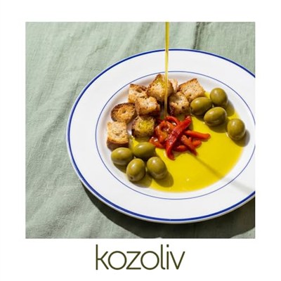 Kozoliv 2025-26 Yeni Sezon Erken Hasat Soğuk Sıkım Zeytinyağı 500 ML Cam Şişe