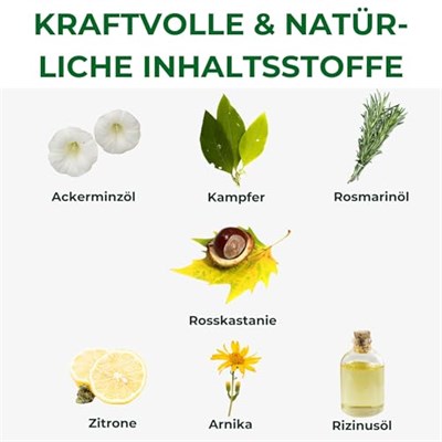 Kräuterhof At Balsamı At Kestanesi Arnica biberiye ve nane yağından elde edilen değerli bitki özlerini soğutur ve canlandırır, 500 ml alüminyum folyo ile mühürlenmiş küvet