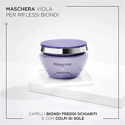 Kérastase Blond Absolu Ultra Violet 200 ml Sarı ve Gri Saçlar İçin Silver Maske