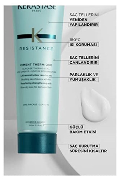 Kérastase Ciment Thermique-Isı Ile Aktive Olan Yeniden Yapılandırıcı Süt 150ml