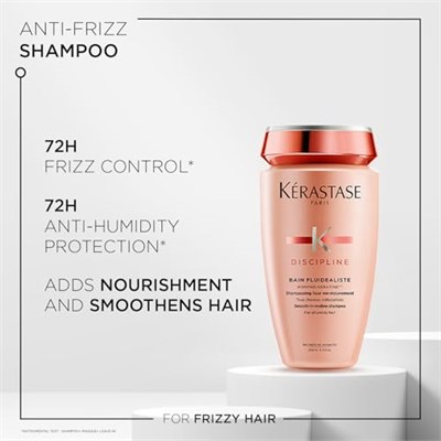 Kérastase Disiplin, Pürüzsüzleştirici Kabarma Önleyici Şampuan, Asi Saçlar İçin, Bain Fluidealiste, 250ml