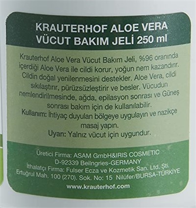 Krauterhof Aloe-Vera Jel 250 ml (1 x 250 ml)