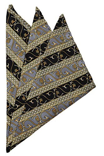 Kravatkolik Çok Renkli Motif Baskılı İpek Mendil SPS388