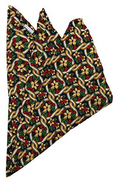 Kravatkolik Çok Renkli Motif Baskılı İpek Mendil SPS259