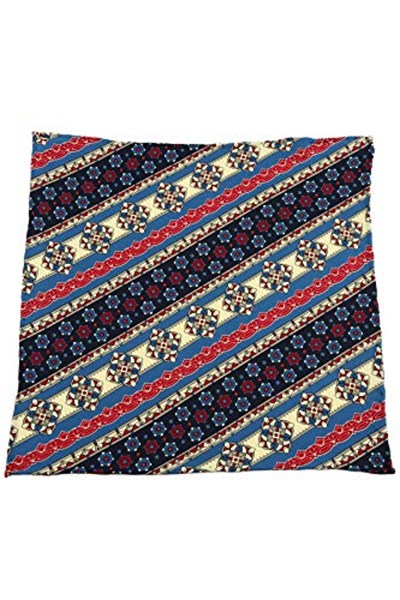 Kravatkolik Çok Renkli Motif Baskılı İpek Mendil SPS151