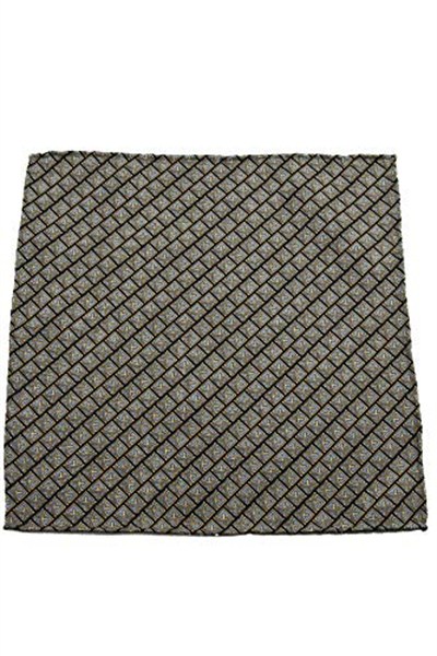 Kravatkolik Gri Motif Baskılı İpek Mendil SPS176