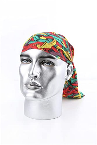 Kravatkolik Jamaican Çok Renkli Bandana BND69