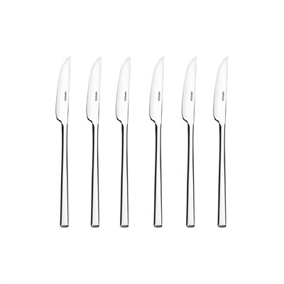 Krc Flame 6lı Yemek Bıçağı Platin