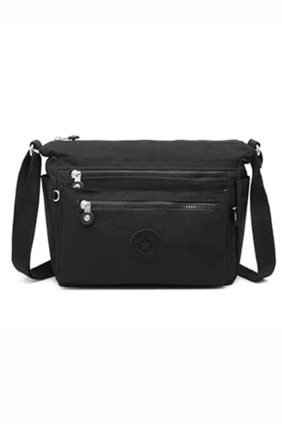 Krinkıl Kumaş Kadın Postacı Çantası Suya Dayanıklı Yüzey