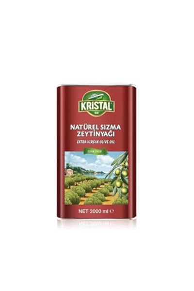 Kristal Natürel Sızma Zeytinyağı 3 L DG