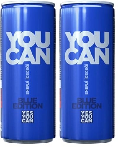 Kristal You Can Mavi Enerji İçeceği 250 ml 2li paket
