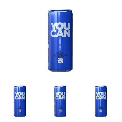 Kristal You Can Mavi Enerji İçeceği 500 ml 4lü paket