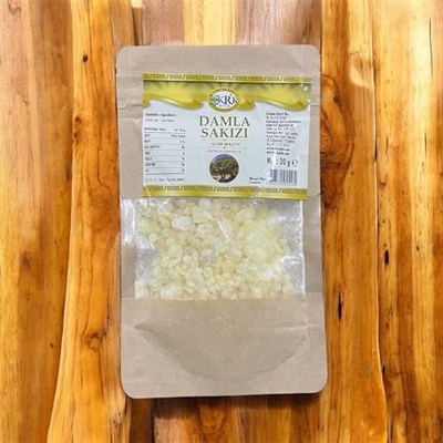 KRK Gıda Doğal Damla Sakızı 20g – Saf Sakız Reçinesi | Geleneksel Lezzet, Tatlı ve Kahveler İçin Mükemmel Aroma | Katkısız & Yüksek Kalite Gum Mastic