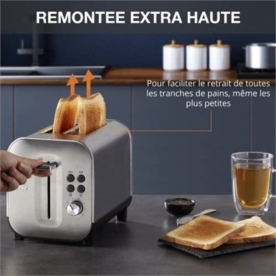 Krups First Toaster 2 Bölmeli Paslanmaz Çelik 850 Watt Ekmek Kızartma Makinesi - 7211003732 - Seçenekler: ekmek kızartma makinesi, filtre kahve makinesi, Su ısıtıcı