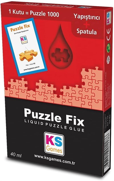 Ks Puzzle Yapıştırıcısı 1000 Parçalık 40 ml. Renkli 6+