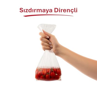 Küçük Boy Buzdolabı Poşeti Dev Ekonomi 160’lı, Yeni Ekonomik Buzdolabı Poşeti Küçük Boy 20x30 cm, BPA İçermez, Sızdırmaz Saklama Torbası, Meyve, Sebze, Yemek, Et, Tavuk, Gıda Saklama Torbası