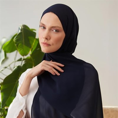 Küçük Luxury Şifon Şal | Gençler ve Küçük Yüzler İçin Özel Boyut Hafif ve Zarif Tasarım