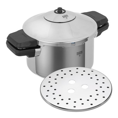 KUHN RIKON 3016 Düdüklü Tencere/Düdüklü Tencere DUROMATIC Inox Yan Sap Modeli, İndüksiyon, Paslanmaz Çelik, Gümüş, 4 Litre/24 cm