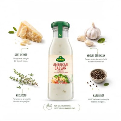 Kühne Amerikan Sezar Salata Sosu 250 ml