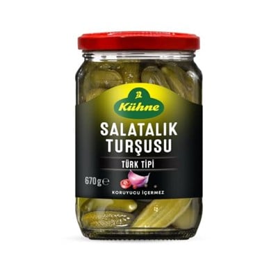 Kühne Türk Tipi Salatalık Turşusu 670 gr
