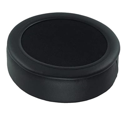 Kulaklık Pedi ve Yastığı - 65-110 mm, 7-10 cm Çeşitli Boyutlar (100 mm x 100 mm Siyah Deri)