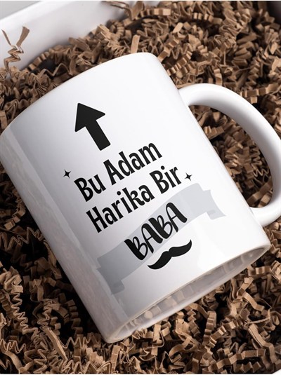 Kupa Bardak Babalar Günü Tasarım, Temalı Porselen Kupa, Hediyelik Kupa, Baskılı Kupa Desenli Kupa Bardak