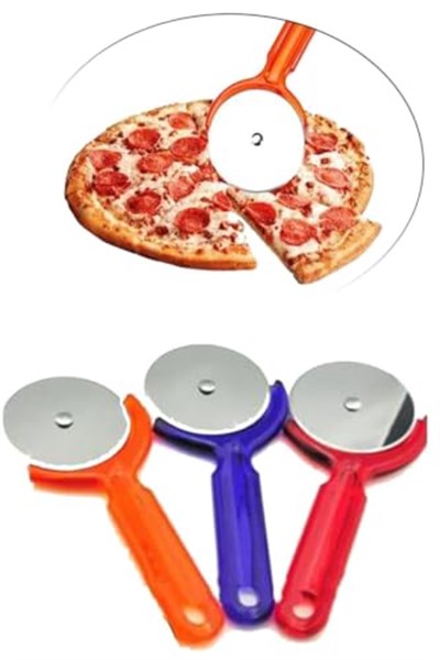 Kurabiye Pizza Hamuru Kesici Şekillendirici, Düz Hamur Ruleti