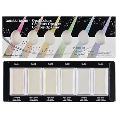 Kuretake Zig Opal Colors Suluboya Seti 6lı MC20OC/6V