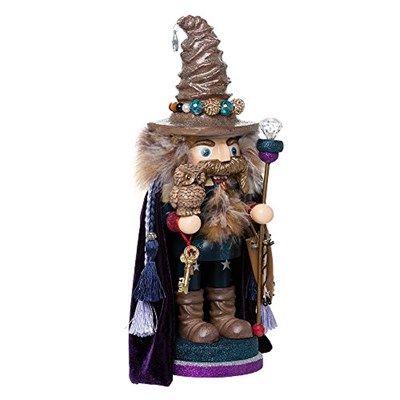 Kurt Adler 38cm Hollywood Wizard Nutcracker with Owl
